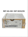 COVIDIEN GG-182 CHROMIC GUT ABSORBABLE SUTURE 3-0 CV-25 36/BOX EXP 2023 05