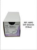 ETHICON J489G Coated 6-0 (0.7 metric) VICRYL EXP 2023 04 (9/Box)