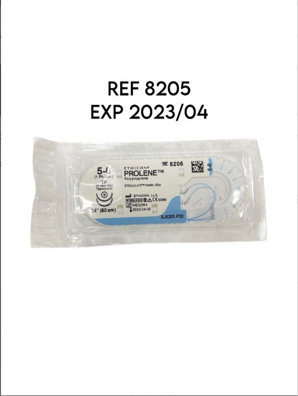 ETHICON 8205H 5-0 (1 Ph. Eur.) TF PROLENE EXP 2023 04 (7/BOX)