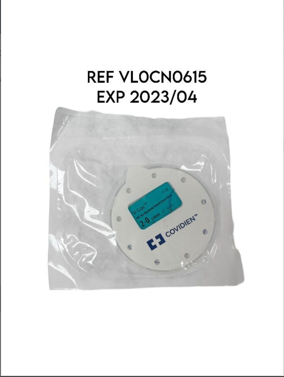 ETHICON VLOCN0615 V-LOC 2-0 (30 cm) V-20 EXP 2023 04 (LOT OF 2 )