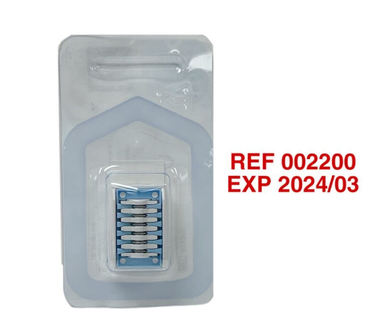 TELEFLEX MEDICAL 002200 HORIZO WECK 6 MEDIUM Titanium Clips with Adhesive Backing EXP 2024 03