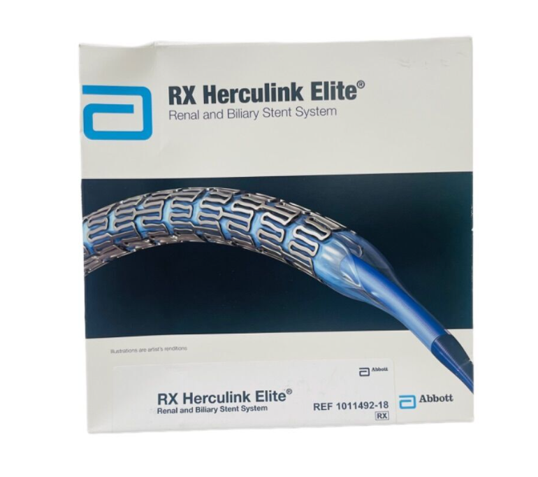 ABBOTT 1011492-18 RX HERCULINK ELITE RENAL AND BILIARY STENT SYSTEM 5.0MM X 18MM 80CM EXP 2019 07