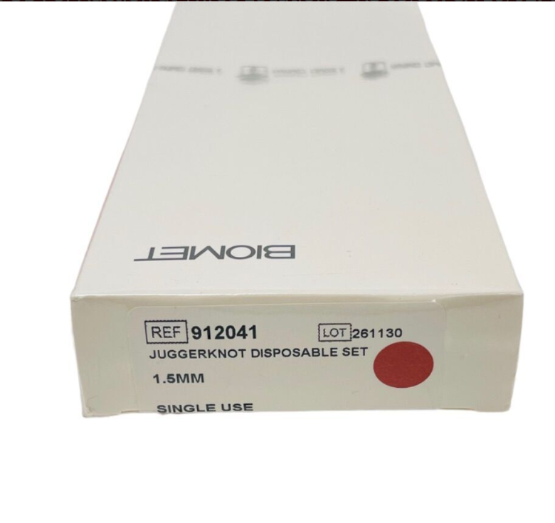 BIOMET 912041 JUGGERKNOT DISPOSABLE SET 1.5MM EXP 2020 02
