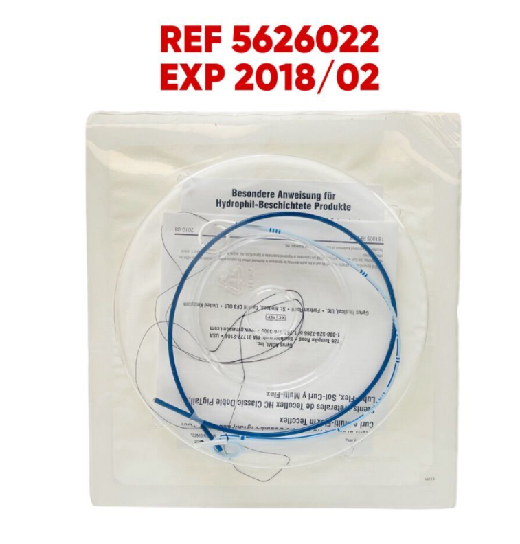 GYRUS ACMI 5626022 TECOFLEX SOF-CURL URETERAL STENT 6.0 FR X 22 cm EXP 2018 02