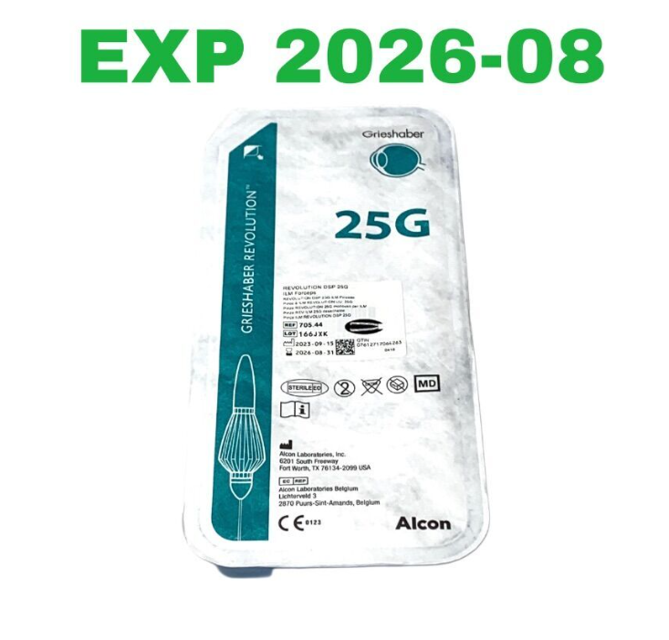ALCON/GRIESHABER 705.44 REVOLUTION DSP 25G ILM Forceps EXP 2026 08