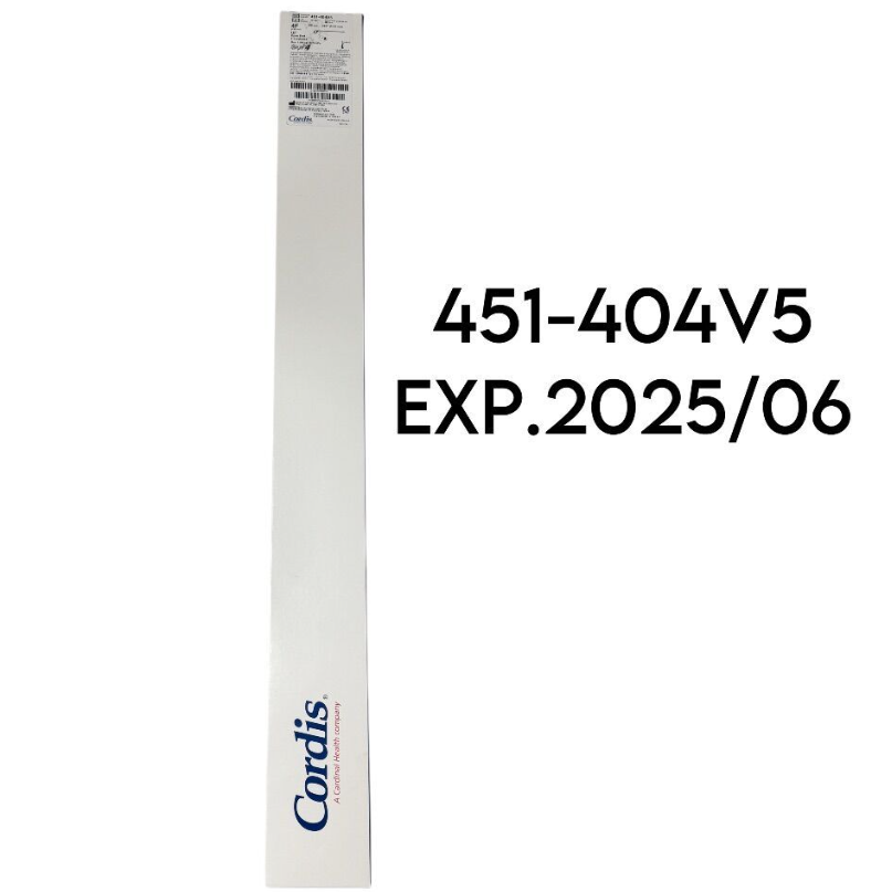 CORDIS 451-404V5 tempo 4 Angiographic Catheters 4F 65 cm X .035" 5/BOX EXP. 2025 06
