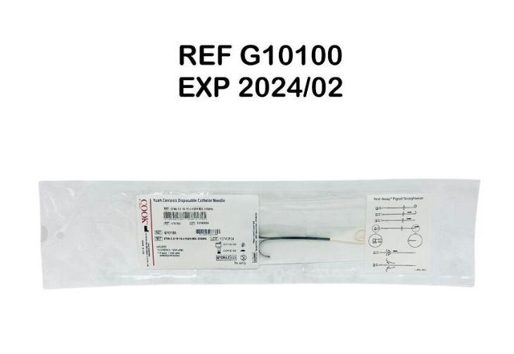 COOK MEDICAL G10100 Yueh Centesis Disposable Catheter Needle EXP 2024 02
