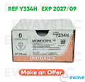ETHICON Y334H MONOCRYL Poliglecaprone 25 SUTURE (3.5 Ph. Eur.) СТ-2 (36/BOX) EXP 2027 09