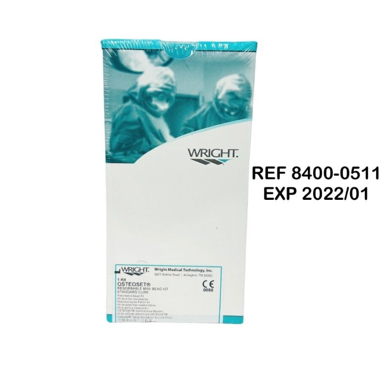 WRIGHT MEDICAL 8400-0511 OSTEOSET RESORBABLE MINI BEAD KIT 5cc EXP 2022 01