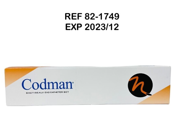 CODMAN 82-1749 CODMAN EVD BACTISEAL 1.9mm I.D. Cathoter Set  EXP 2023 12