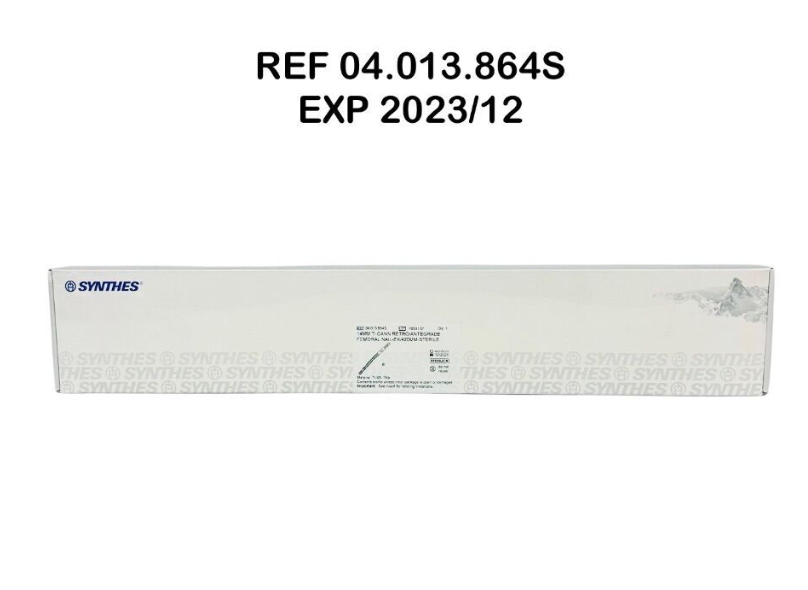 SYNTHES 04.013.864S TI CANN RETRO/ANTEGRADE FEMORAL NAIL-EX 14MM X 420MM STERILE EXP 2023 12