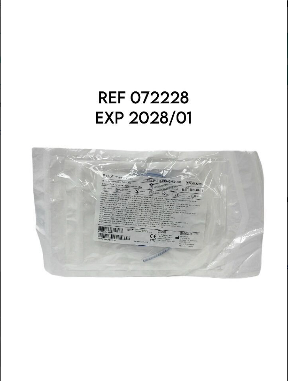 BARD 072228 CHANNEL DRAIN 15F ROUND HUBLESS FULL FLUTED EXP 2028 01