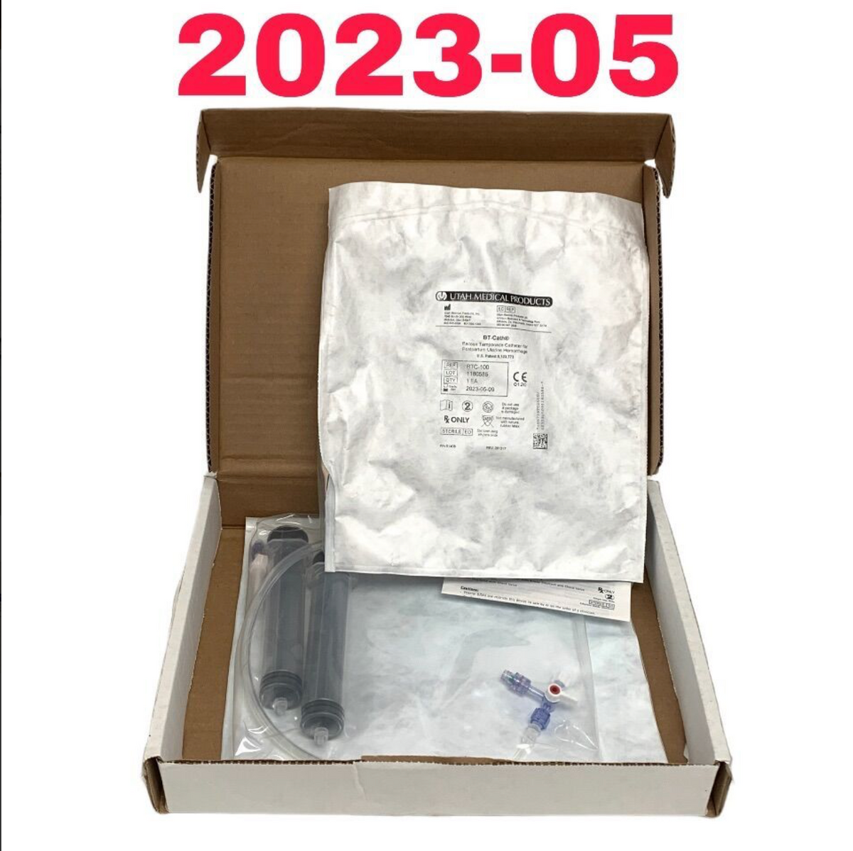UTAH MEDICAL ВТС-100 ВТ-САТН Balloon Tamponade Catheter for Postpartum Uterine Hemmor Box of 2 EXP 2023 05