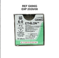 ETHICON G696G ETHILON Polyamide 6 green monofilament non-absorbable suture 6-0 (0.7 Ph. Eur.) P-3 EXP 2026 08