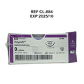 COVIDIEN CL-884 Polysorb Braided Absorbable Surture O 3,5 Metric 30" 75 cm VIOLET Surgalloy GS-22 TAPER EXP 2025 10