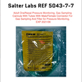 SALTER LABS 5043-7-7 Adult Oral/Nasal Pressure Monitoring Gas Sampling Cannula With Tubes With Male/Female Connector (LOT OF 24) EXP 2021 06