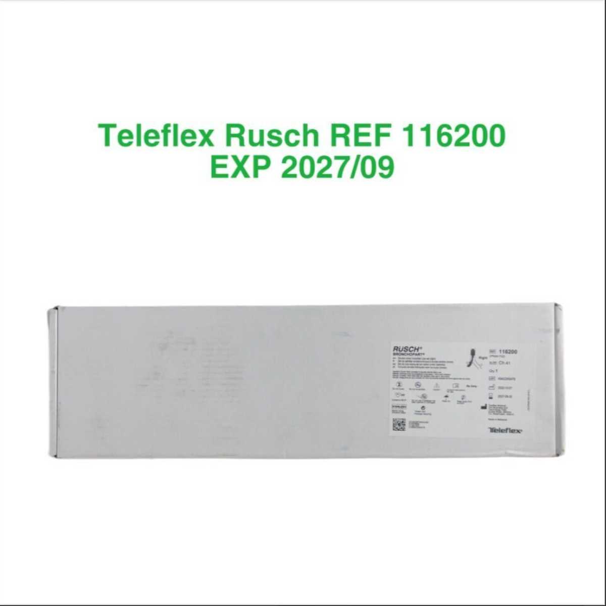 TELEFLEX MEDICAL 116200 BRONCHOPART Double lumen bronchial tube set (right) Ch.41 EXP 2027 09