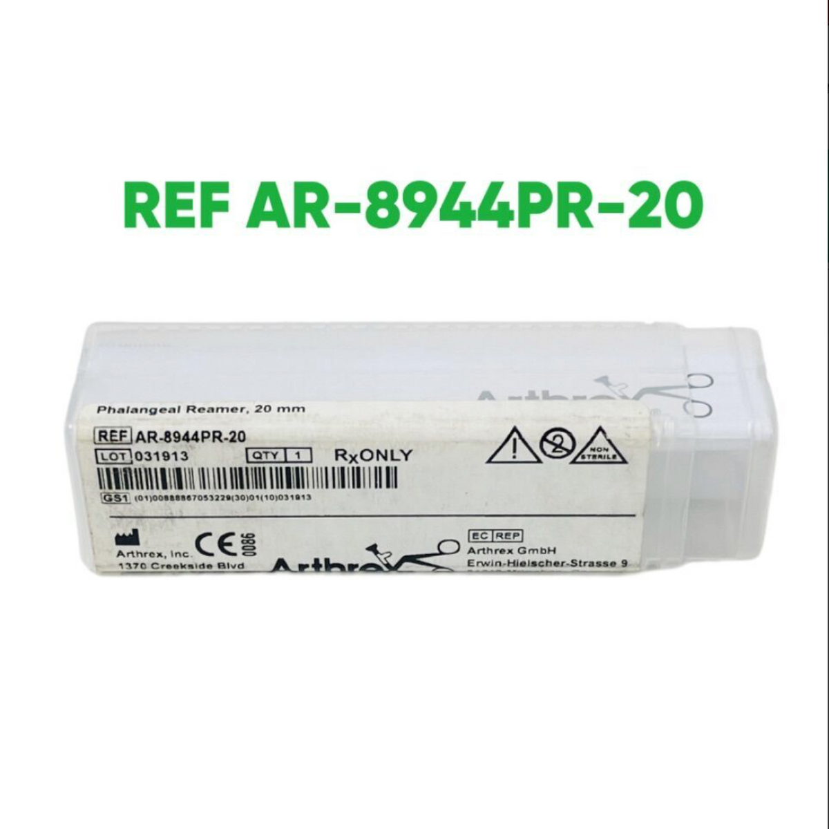 ARTHREX AR-8944PR-20 Phalangeal Reamer 20 mm