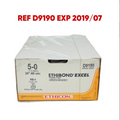 ETHICON D9190 ETHIBOND EXCEL Polyester Suture GREEN BRAIDED 5-0 24