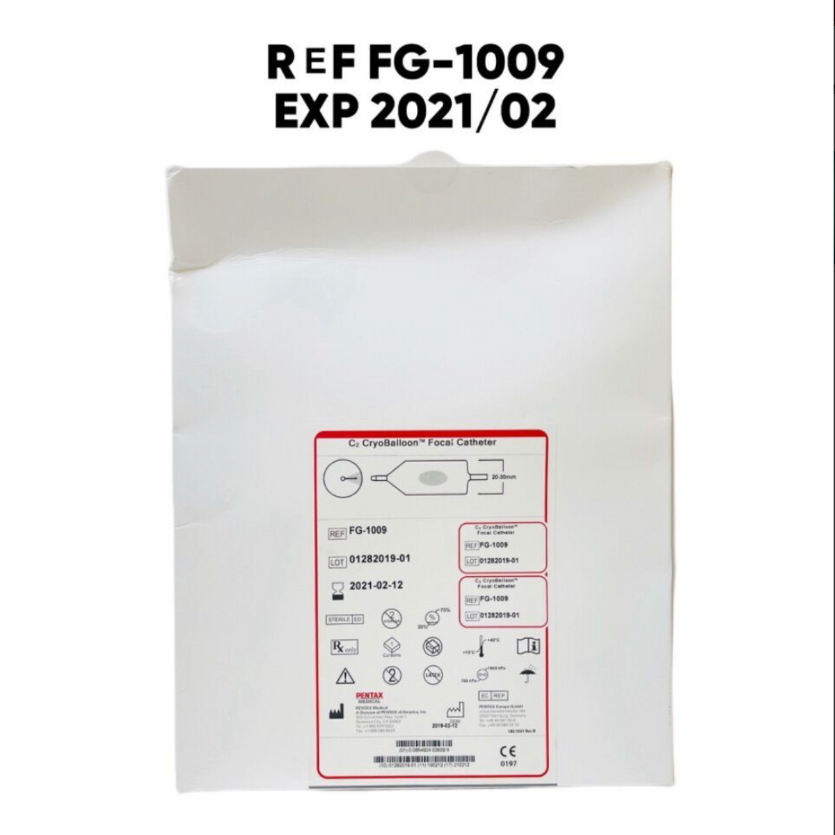 PENTAX FG-1009 C2 CryoBalloon Focal Catheter EXP 2021 02