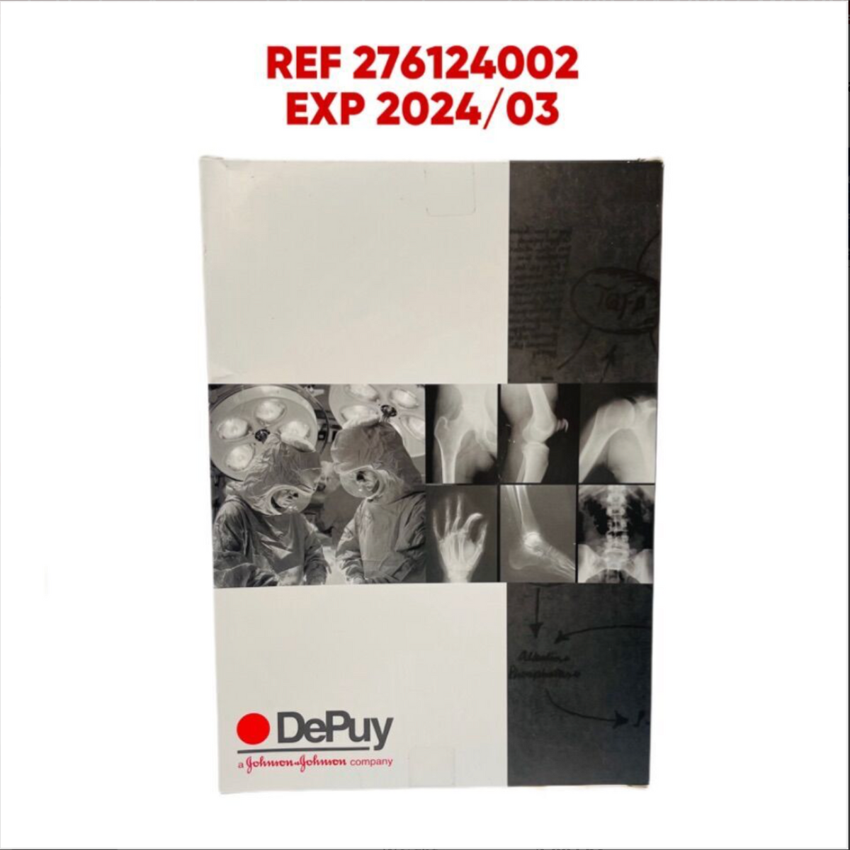 DEPUY 276124002 BONE MARROW ASPIRATION MS-01-S ASPIRATION 3-HOLE 4" NEEDLE EXP 2024 03