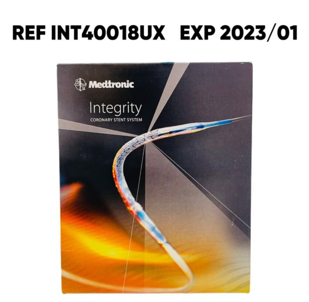 MEDTRONIC INT40018UX INTEGRITY RX CORONARY STENT SYSTEM 4.00MM X 18MM EXP 2023 01