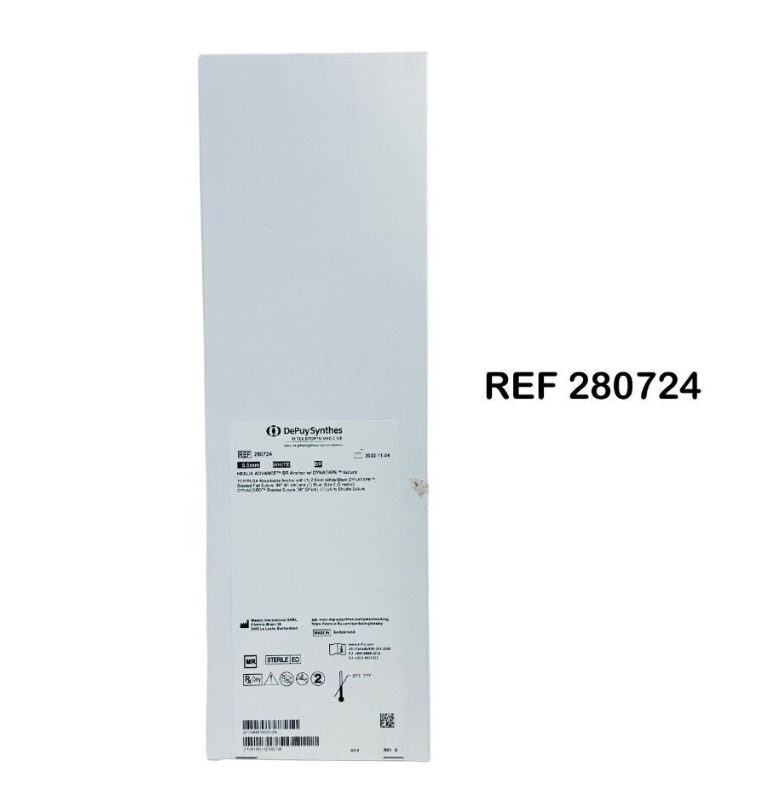 DEPUY SYNTHES 280724 HEALIX ADVANCE BR Anchor w DYNATAPE Suture 5.5mm EXP 2025 10