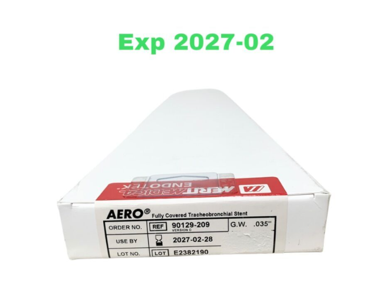 MERIT MEDICAL 90129-209 AERO Fully Covered Tracheobronchial Stent 10x40 Exp.2027 02