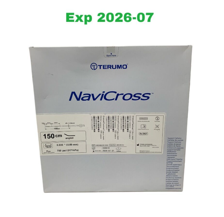 TERUMO WS*NA35153H NaviCross Support Catheter 150cm Angled 0.035" Exp.2026 07