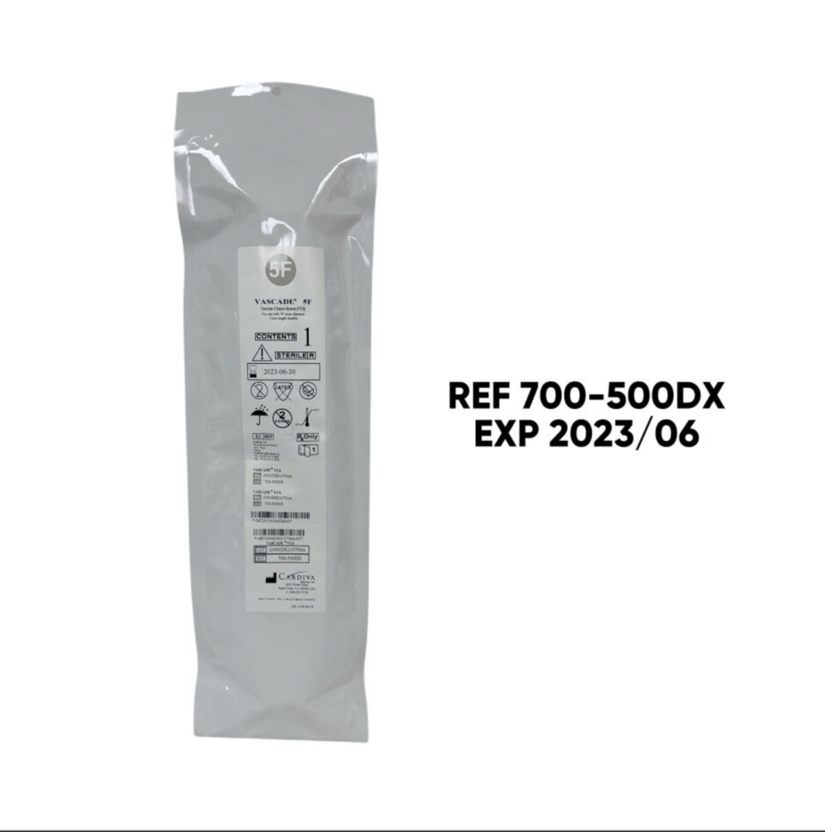CARDIVA 700-500DX VASCADE 5F Vascular Closure System EXP 2023 06