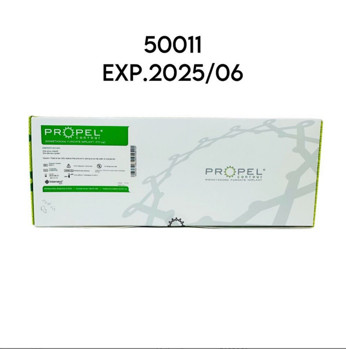 INTERSECT ENT 50011 PROPEL CONTOUR One sinus implant One delivery system EXP 2025 06