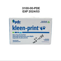 PDC HEALTHCARE 3100-00-PDE Kleen-Print Mess-free Footprinter (25/BX) EXP 2024 03