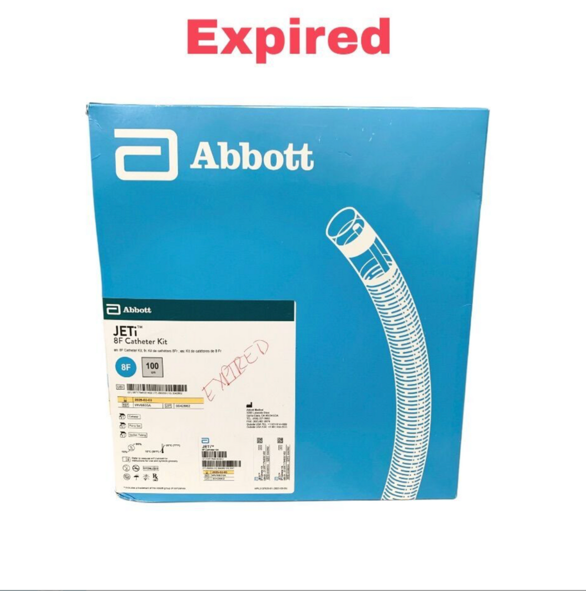 ABBOTT WV8803A JETi 8F Catheter Kit 100cm Exp 2025 02