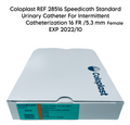 COLOPLAST 28516 Speedicath Standard Urinary Catheter For FEMALE Intermittent Catheterization 16 FR 5.3 mm EXP 2022 10 30/BOX