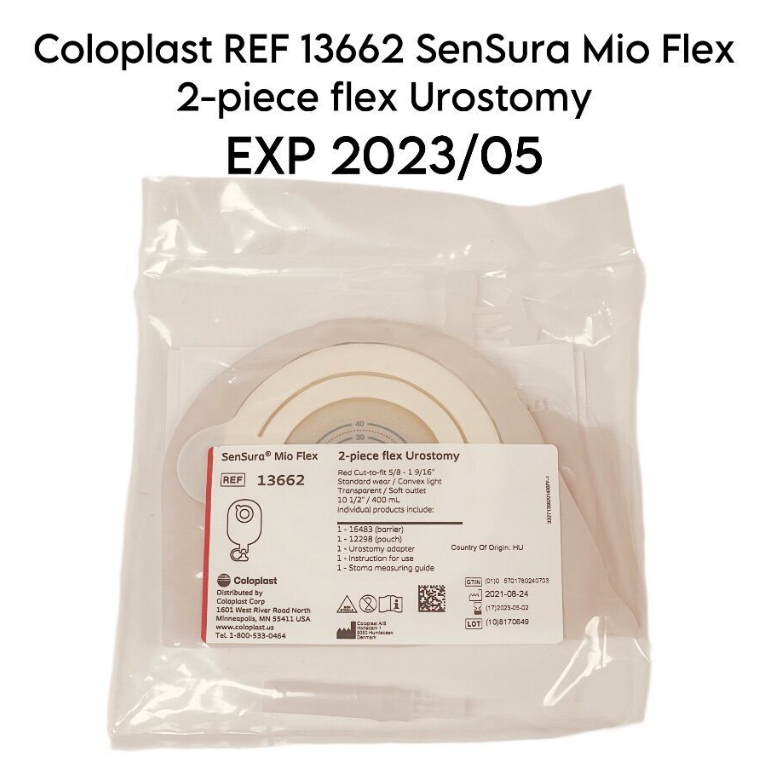 COLOPLAST 13662 SenSura Mio Flex 2 piece flex Urostomy EXP 2023 5