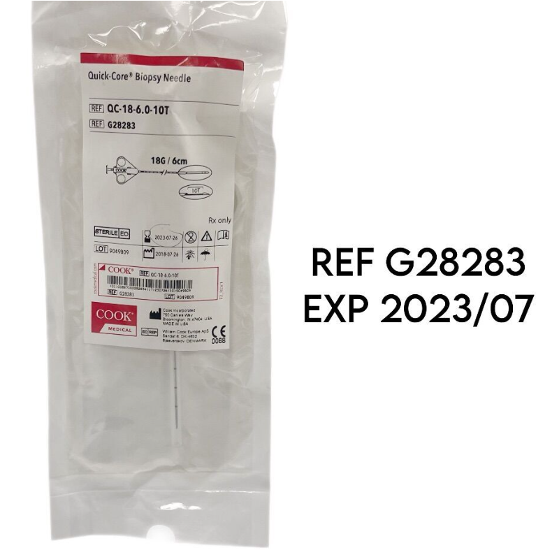 COOK MEDICAL G28283 Quick-Core Biopsy Needle EXP 2023 07
