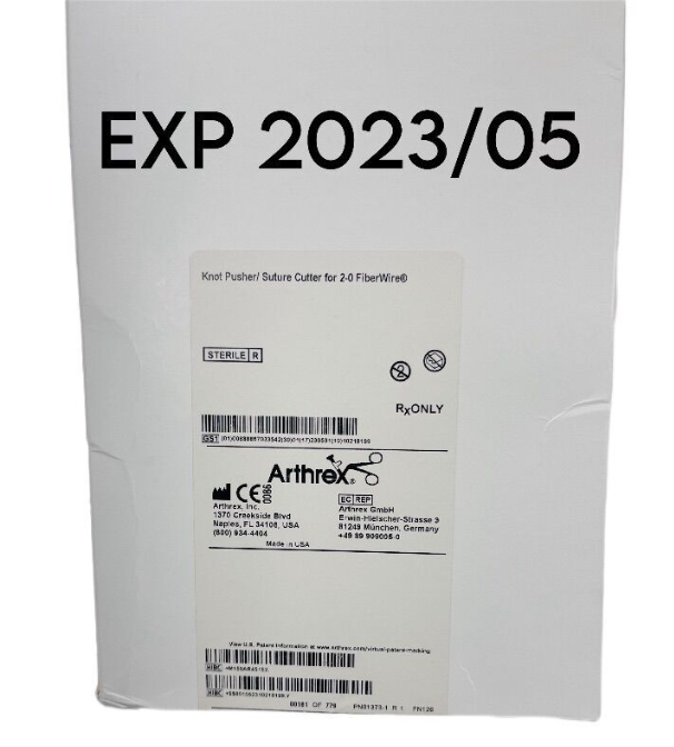 ARTHREX AR-4515 Knot Pusher/ Suture Cutter for 2 0 FiberWire EXP 2023 05