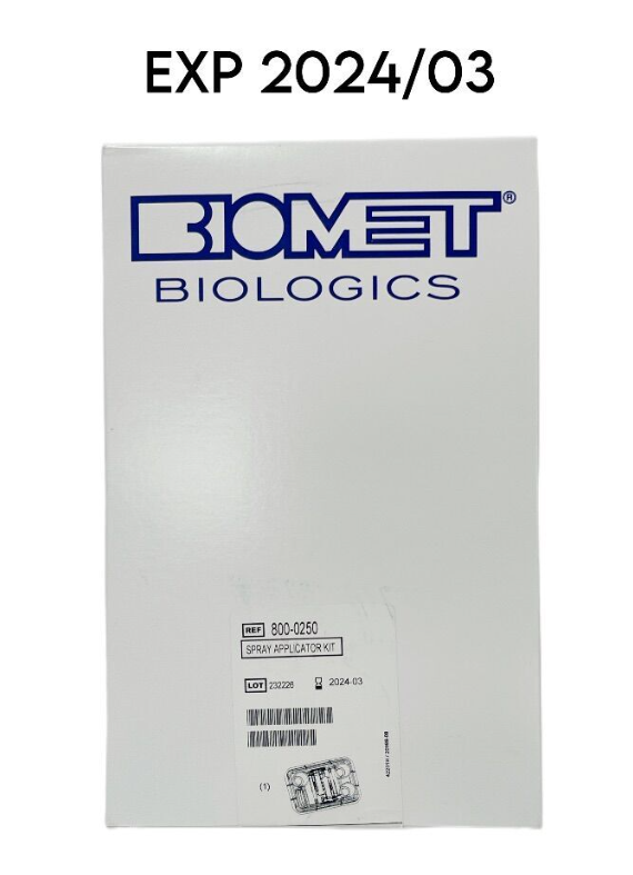 BIOMET 800-0250 SPRAY APPLICATOR KIT EXP 2024 03
