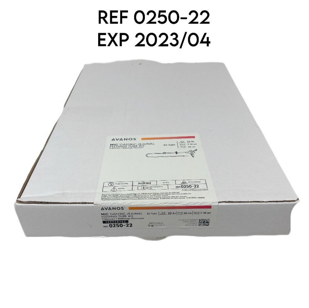 AVANOS MEDICAL 0250-22 MIC TRANSGASTRIC JEJUNAL FEEDING KIT 22F X 45CM EXP 2023 04
