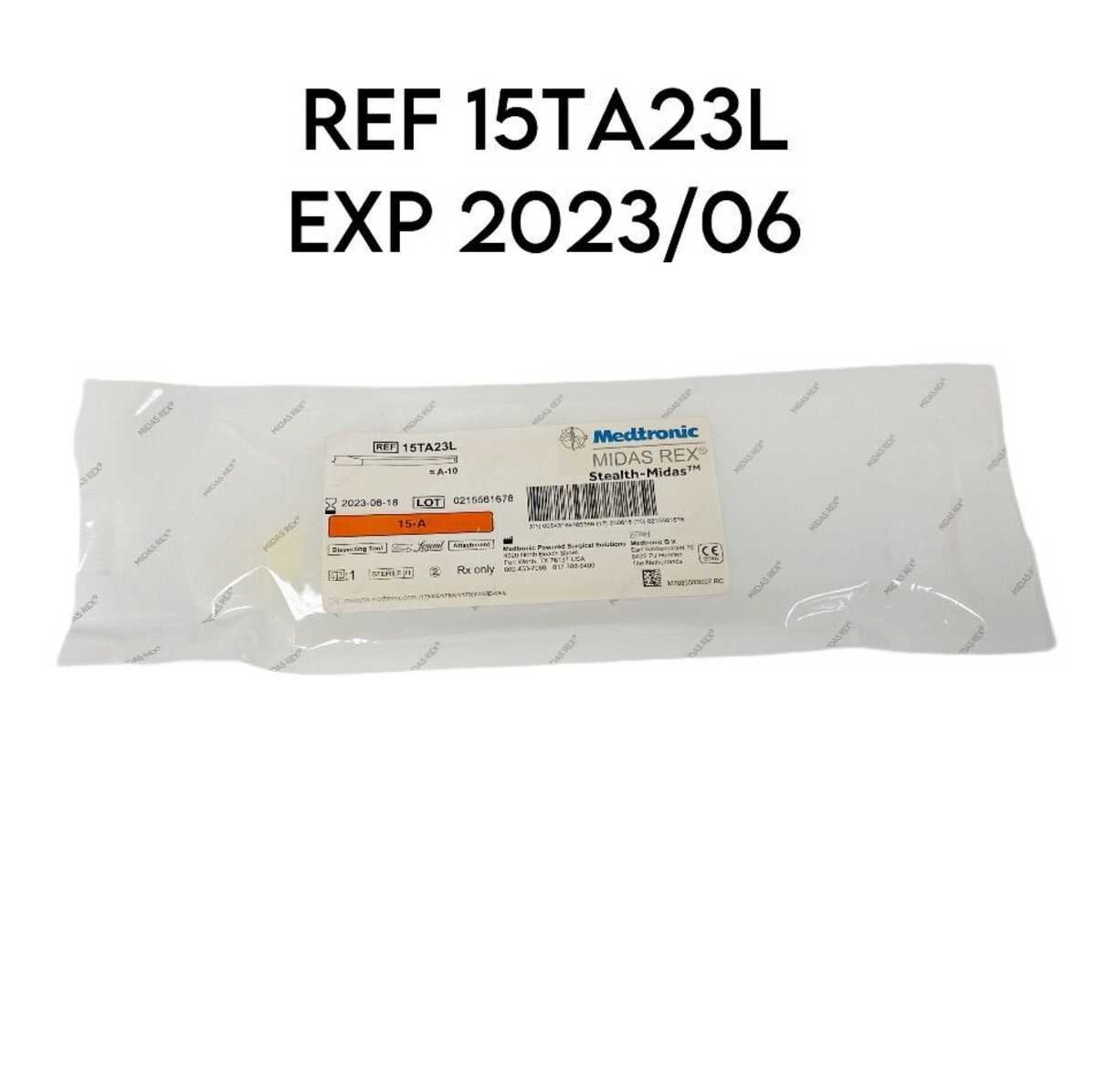 MEDTRONIC 15TA23L Midas Rex A-10 15-A Dissecting Tool EXP 2023 06