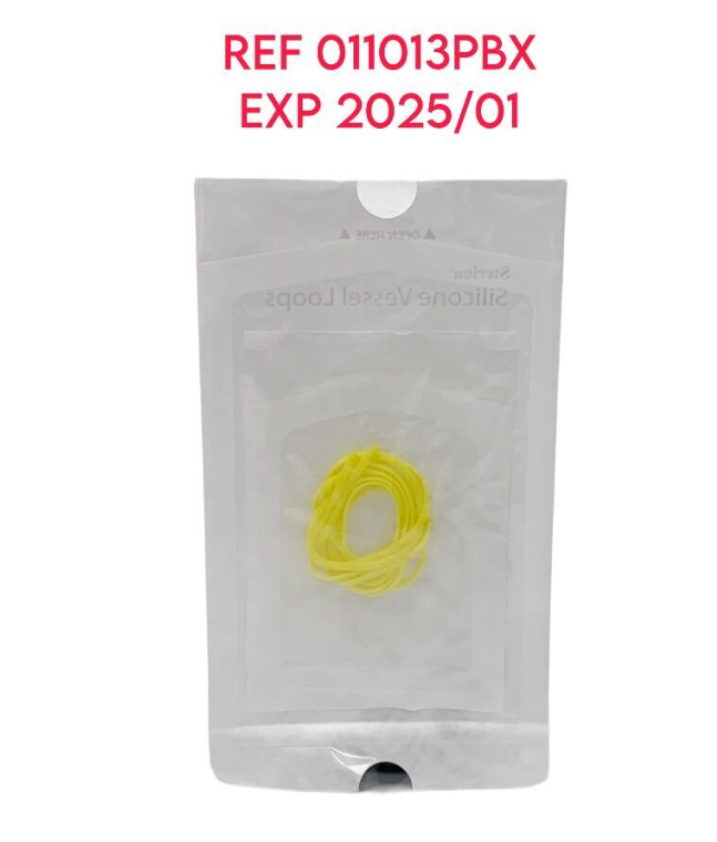 ASPEN SURGICAL 011013PBX Sterion Silicone Vessel Loops Yellow Maxi EXP 2025 01