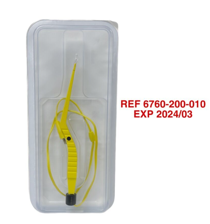 STRYKER 6760-200-010 Disposable Spetzler Malis Standard Bipolar Forceps Non-Stick 20 cm x 1.0 mm EXP 2024 03