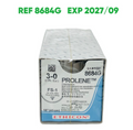 ETHICON 8684G PROLENE Polypropylene Suture 3-0 (2 Ph. Eur.) FS-1 EXP 2027 09