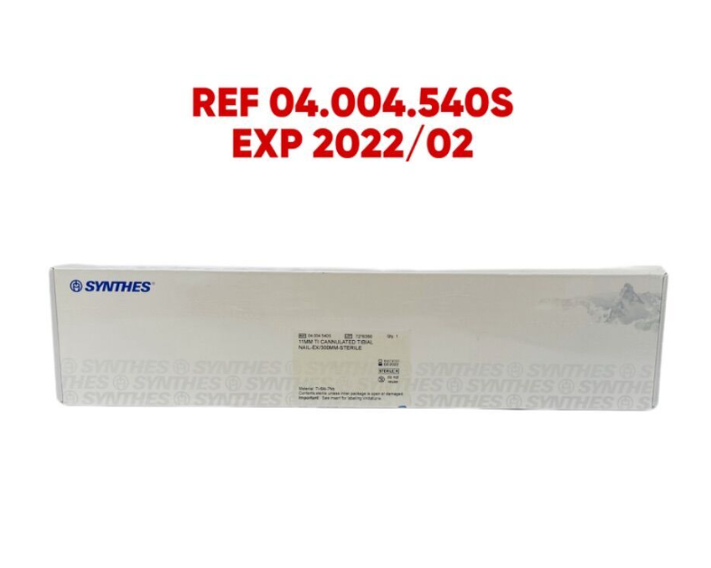 SYNTHES 04.004.540S 11mm TI CANNULATED TIBIAL NAIL-EX / 300mm-mm-sterile EXP 2022 02