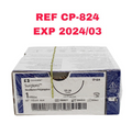 COVIDIEN CP-824 Surgipro' Monofilament Polypropylene 1 4 Metnc 60" EXP 2024 03