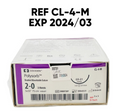 COVIDIEN CL-4-M Polysorb Braided Absorbable Suture 2-0 3 Metric GS-21 TAPER EXP 2024 03