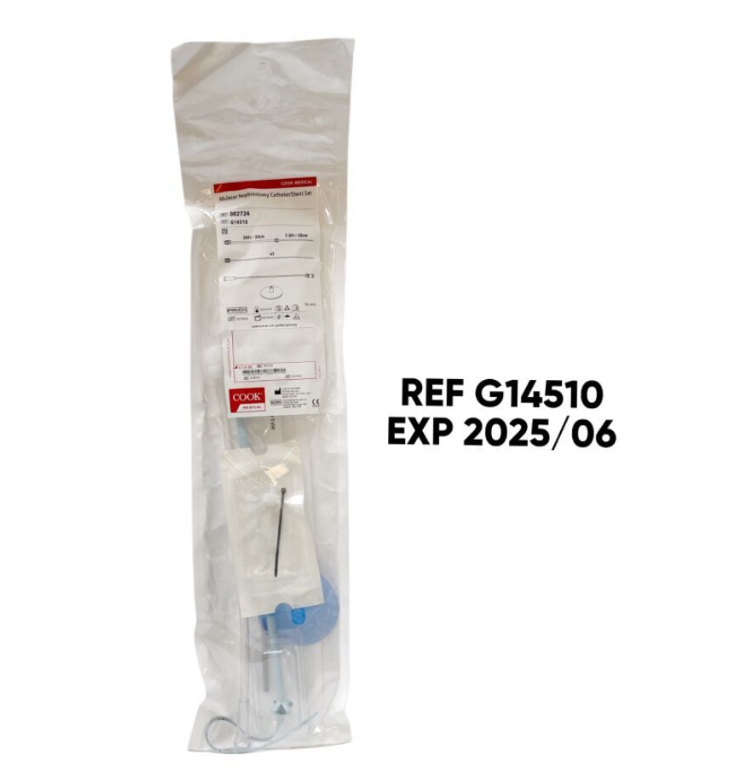 COOK MEDICAL G14510 Malecot Nephrostomy Catheter Stent Set 7 FR  EXP 2025 06