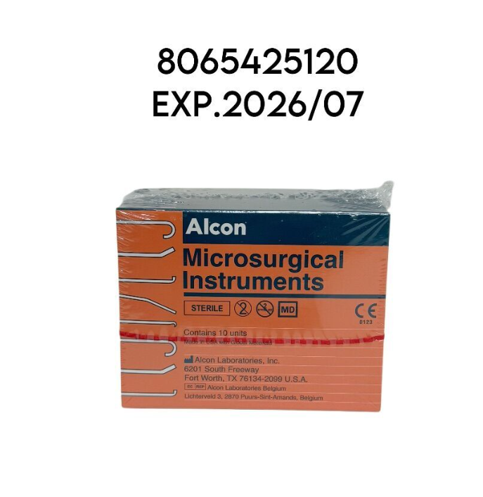ALCON 8065425120 Microsurgical Instruments Reverse Cutting Cystotome 25GA 10/BOX EXP.2026 07