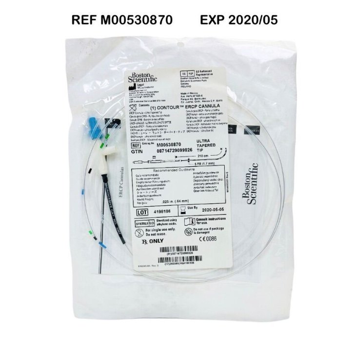 BOSTON SCIENTIFIC M00530870 (1) CONTOUR  ERCP CANNULA 0.025 in Diameter EXP 2020 05