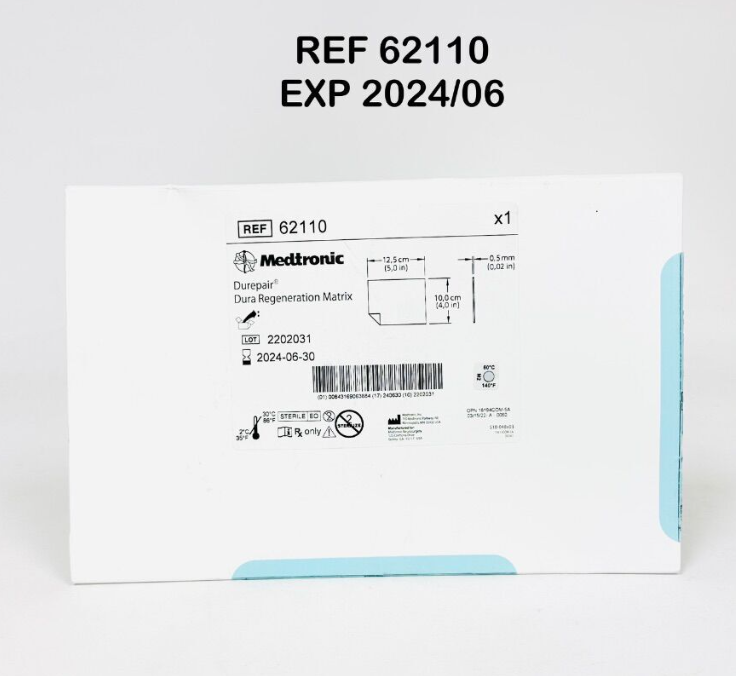 MEDTRONIC 62110 Durepair Dura Regeneration Matrix 12.5сm X 10cm EXP 2024 06